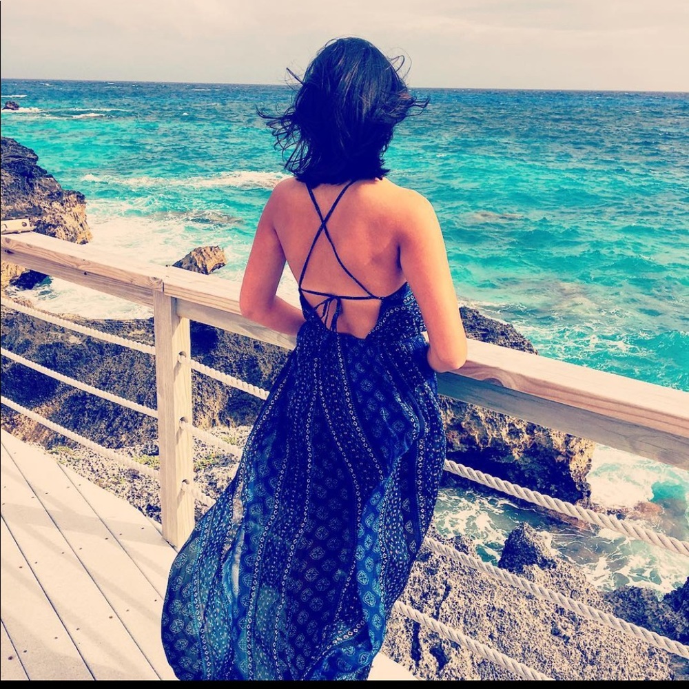 Strappy Hollister maxi dress